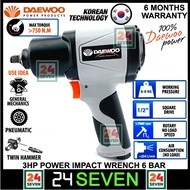 AIR IMPACT WRENCH Daewoo 1/2" Air Impact Wrench Twin Hammer 750Nm Heavy Duty pneumatic air impact wr