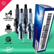GENUINE SUZUKI 09482-00550 IFR6J-11 NGK (7658) LASER IRIDIUM (@4pcs) SPARK PLUG SUZUKI SWIFT M13A M1