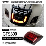 For Vespa GTS300 Motorcycle Accessorie LED Light Rear Brake Signal Tail Light Assembly Rear Lamp Tai