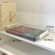 透明文件盒 A3 A4 文件收納 辦公室文具 檔案資料盒 塑料收納盒- 證件收納盒中號 均碼