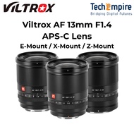 Viltrox 13MM F1.4 APS-C Lens Ultra Wide Angle Prime Lens Autofocus for Sony E-Mount/ Nikon Z-Mount/ 