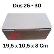 CARDBOARD SHOE BOX 19.5x10.5x8 cm White 26-30