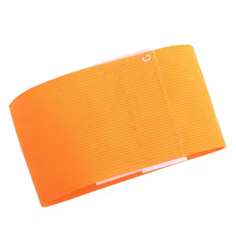 Outdoor Team Sports Groups Soccer Armbands Adjustable Player Bands (orange)
