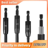 Self-Centering Drill Bit for , 3/32 Inch, 7/64 Inch, 1/8 Inch with Bit Holder Center Finding Drill B