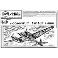 HML [HML 002] 1/48 Focke-Wulf Fw 187 Falke