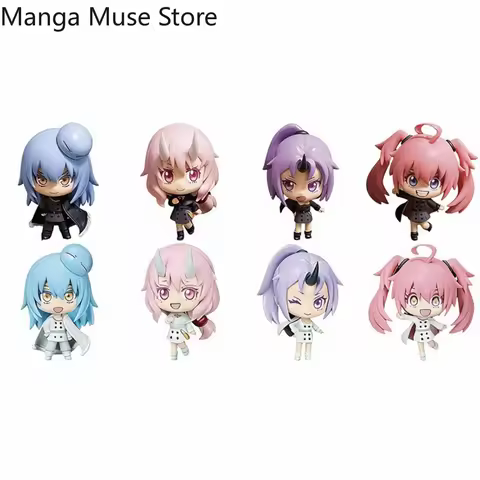 8pcs/set Original Bushiroad Q version Gashapon That Time I Got Reincarnated as a Slime Rimuru Tempes