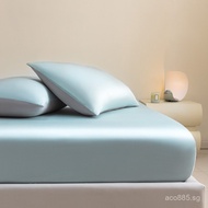 Protective Cover Bed Sheet Single Piece Satin Rice Mattress Silky Smooth1.51.8Lensing Bedspread100s 