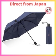 Ogawa Foldable Umbrella in Navy - Can be folded in about 5 seconds, with a canopy diameter of 99 cm 