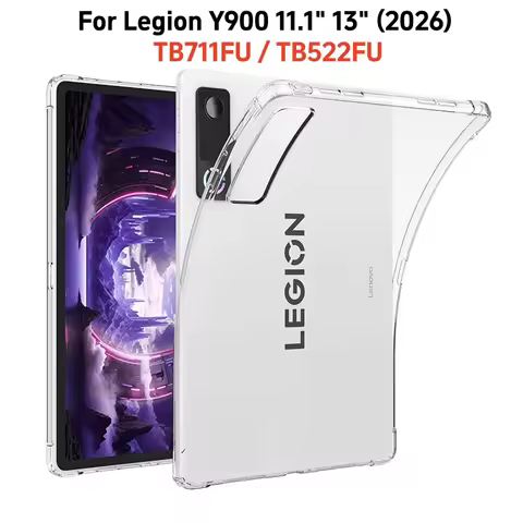For Lenovo Legion Y900 11 Case 2026 TB711FU 11.1" Clear Airbag Soft Silicone Cover for Legion Y900 1