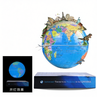 Magnetic Levitation Earth Globe 3D Rotating Glowing Decorative Ornaments for Girls Office Living Roo