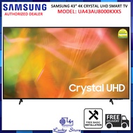 (Bulky) SAMSUNG UA43AU8000KXXS 43 INCH CRYSTAL 4K UHD SMART LED TV, 3 YEARS WARANTY, FREE DELIVERY