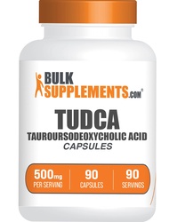 BulkSupplements.com TUDCA Capsules - TUDCA Supplement, Tauroursodeoxycholic Acid, TUDCA 500mg - Live