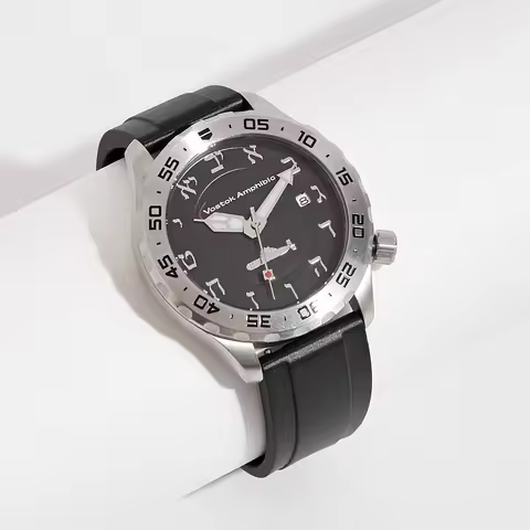 Watch Jewish Hebrew Numerals Dial Mechanical Men Waterproof Aleph-Bet Wristwatch Automatic Sub Brand