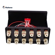 Amplifier Speaker Switcher One in and Two Out (Two in and One Out) Stereo Audio Amplifiers