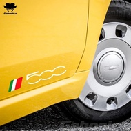 2pcs Decal Sticker Car Body Sticker For Fiat 500 500X 500L 500C Auto Accessories