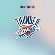 Oklahoma City Thunder Vinyl Sticker NBA Team Glossy Vinyl Sticker