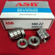 (10PC CONTENTS) Bearing 688 ZZ ASB brand