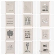 Modern Christian Wall Art Minimal Bible Verse Sketch Printable Faith Poster Bible Art Decor