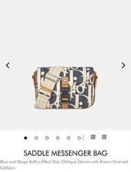 Dior outlet men saddle bag