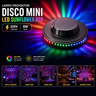 JOYINLED Mini LED Sunflower RGB Disco Projector Light 220V 8W - J-560 Alanmasbro10