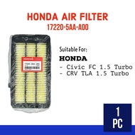 H ONDA 17220-5AA-A00 PENAPIS UDARA ENJIN - H ONDA CIVIC FC TEA 1.5 TURBO/ CRV TME 1.5 TURBO AIR FIIL