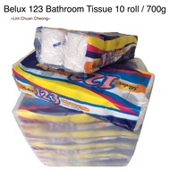 1 ctn 10pkt x $3.20 = $32.00 Belux 123 Bathroom Tissue 10 roll/700g