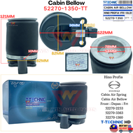52270-1350-TT Hino Profia Kabin Bellow *Front / Depan* Cabin Air Bellow Cabin Air Spring Cabin Bel