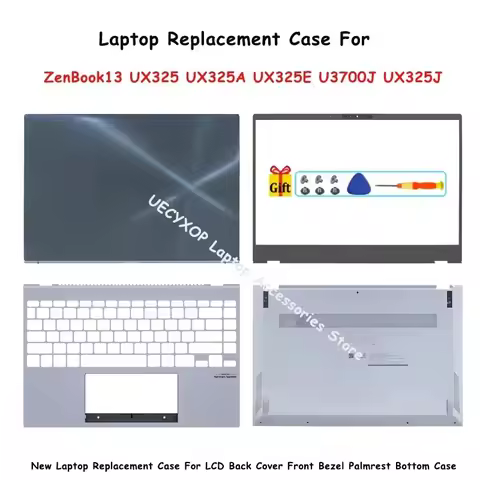 New Laptop Replacement Case For ASUS ZenBook13 UX325 UX325A UX325E U3700J UX325J LCD Back Cover Fron