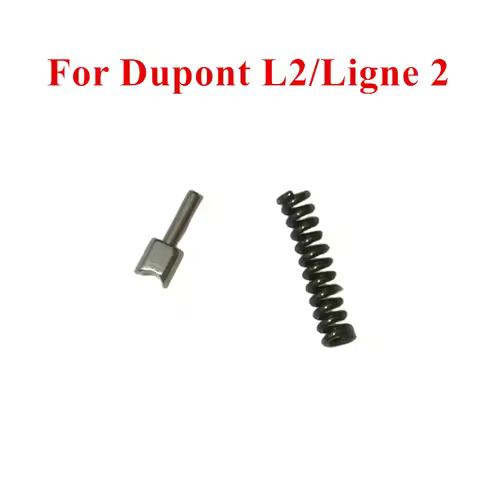 2pcs/Set Metal Thimble Open Lid Spring Top Rod Kit For Dupont L2/Ligne 2 Lighters Upgrade Replacemen