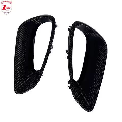 Z-ART 992 OEM Dry Carbon Fiber Side Vents for Porsche 911 Turbo S Dry Carbon Fiber Air In Take for 9