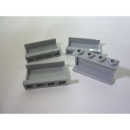 LEGO Genuine Bricks - 1x4x2 Panel w/Side Support - Light Grey X 4 Pcs