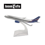 16cm Aeroflot Airbus A330 Airplane Model Plane Model Aircraft Diecast Metal 1/400 Scale Planes Russi