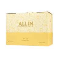 *獨家新口味上市* [ALLIN] 分離乳清 (60包/盒) - 多口味-蜂蜜牛奶