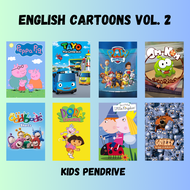 ENGLISH CARTOONS VOL 2 - 32GB PENDRIVE USB MOVIES | PENDRIVE CERITA KANAK KANAK | PENDRIVE KARTUN BU