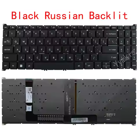 US/Russian Backlit Keyboard for Acer Aspire 5 A15-41M A15-51P A15-51M,Go 15 AG15-31P, Nitro V15 ANV1