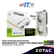 ZOTAC Gaming GeForce RTX 5060 Ti Twin Edge OC White Ed 8GB / 16GB GDDR7 Graphics Card | ZT-B50610Q-1