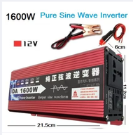 อินเวอร์เตอร์เพรียวซ้ายเวฟ3000W 12v/24v อินเวอร์เตอร์พร้อมส่งในไทย pure sine wave inverter    อินเวอร์เตอร์ 12V to 220V Portable Smart Power Inverter