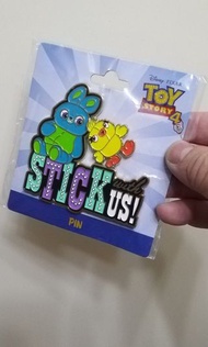 Toy Story 4 廸士尼Bunny & Ducky 襟章