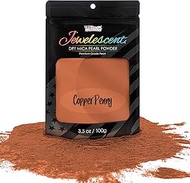 U.S. Art Supply Jewelescent Copper Penny Mica Pearl Powder Pigment, 3.5 oz (100g) Sealed Pouch - Cos