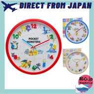 T'S Factory Pokémon Wall Clock | Analog | Silent Sweep Movement | Ø30.0cm x D4.2cm 570g【Direct from 
