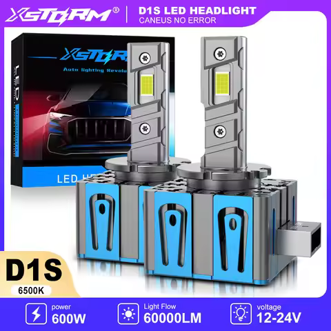 XSTORM D1S D3S LED Car Headlights Bulbs D1R D2S D3R D4S Led Turbo Lights 6000K 60000LM Auto Lamp Plu