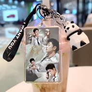Xiao Zhan diy Pendant Picture Making Keychain Colleague Friends Keychain Panda Doll Pendant