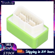 Seashorehouse OBD2 ECO Fuel Save Power Chip Tuning Box 15% Green ABS Universal for Cars Since 1996