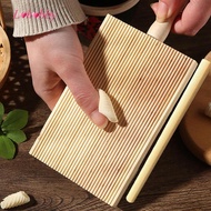 [Lohobby] Gnocchi Board Wood Homemade Deep Grooves with Pasta Roller Nonstick Gnocchi Maker Paddle B
