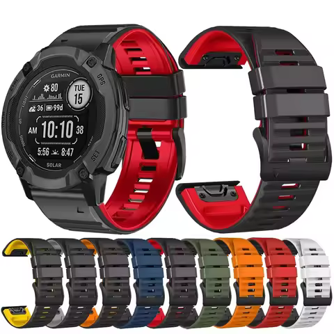 For Garmin Instinct 2X Solar QuickFit Silicone Watch Strap Watchband 26mm 22mm For Garmin Fenix 6X 6