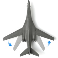 [23cm Large Scale] B-1B Lancer Strategic Bomber Alloy Diecast Model Aircraft B1 Military Fighter Jet