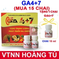 Gibberellic GA4+7 Acid - stimulates balanced, uniform growth (GA4+GA7) 10ml bottle