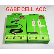 ROBOT DATA CHARGER CABLE RCC240W FAST CHARGING TYPE-C TO-C ORGINAL RXCC100 CHARGER MAGNETIC FAST CHA