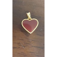 #G31  Pure and Real 18K Gold Reversible Pendant Pawnable NOT PLATED