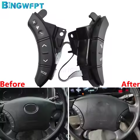 For Toyota Land Cruiser Prado 120 2004-2009 For LX470 GX400 2004-2006 75B037 Steering Wheel Controls
